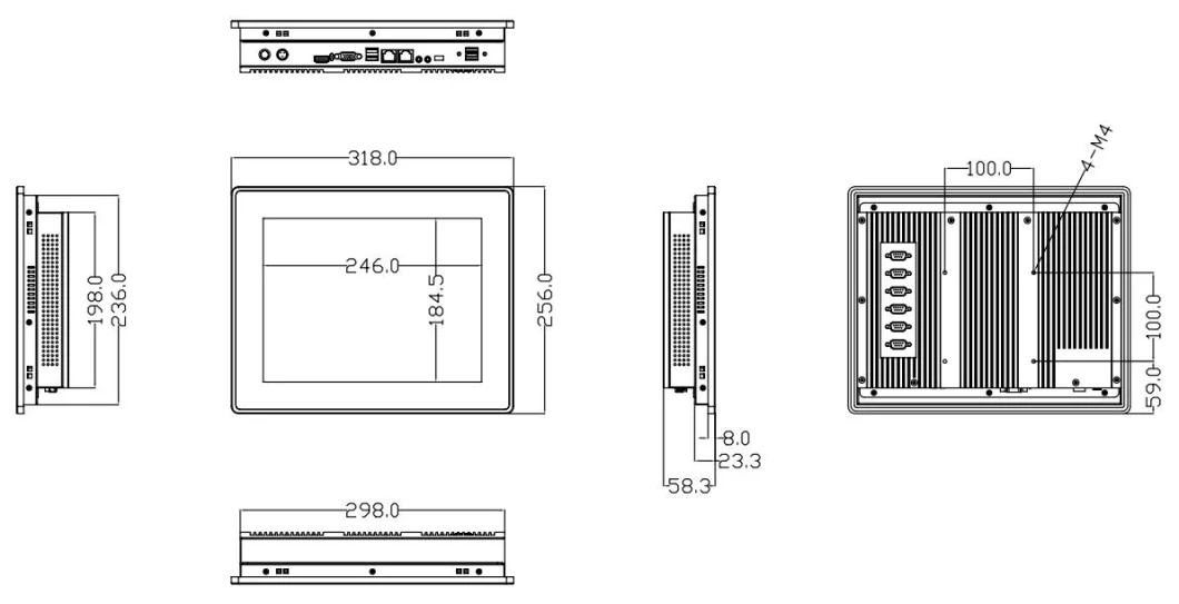 12.1&quot; Outdoor Waterproof All in One PC