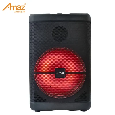 Affordable LED Digital Player Wooden Speaker Active Party Box for Karaoke